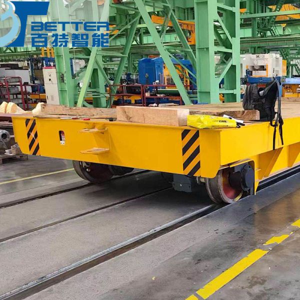 Battery-Powered Transfer Cart with 1-300ton Load Capacity and Customizable Options for Heavy Duty Material Transportation
