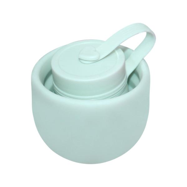 OEM ODM Silicone Water Bottle Soft Foldable 500Ml For Running