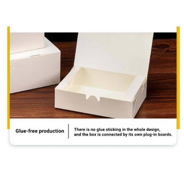 Бумага природы 300g Kraft ECO принимает вне пищевые контейнеры HACCP EN13432