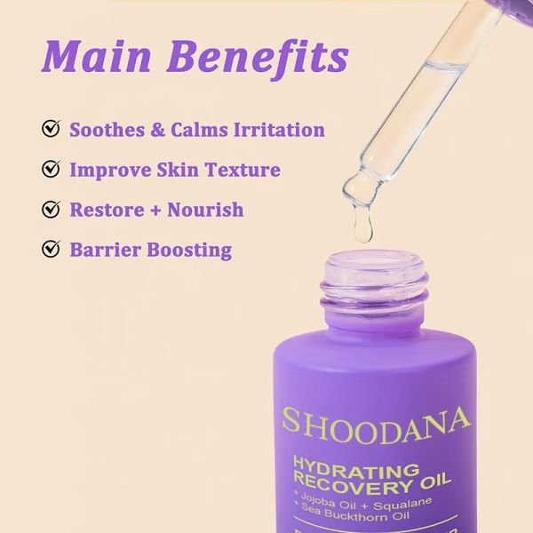 Huile pour le visage à la vitamine C végétalienne biologique et à l'acide hyaluronique ODM Cosmetics