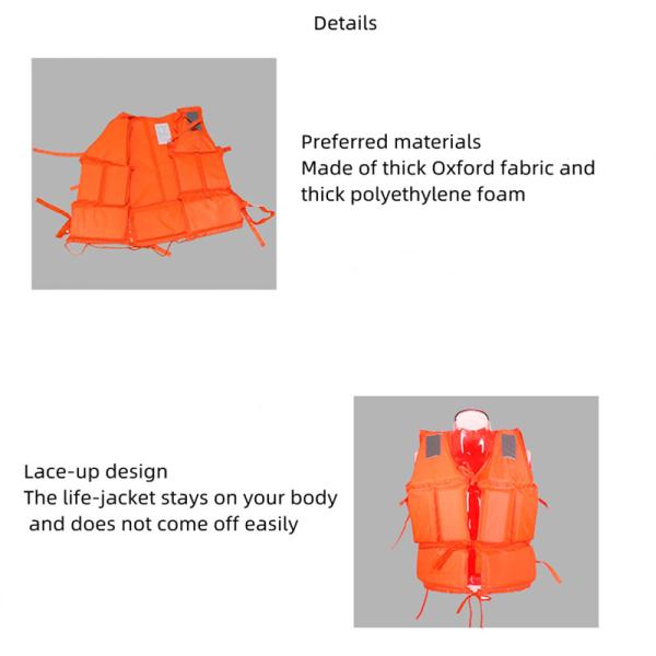 Floodproof Polyester Fishing Life Jacket
