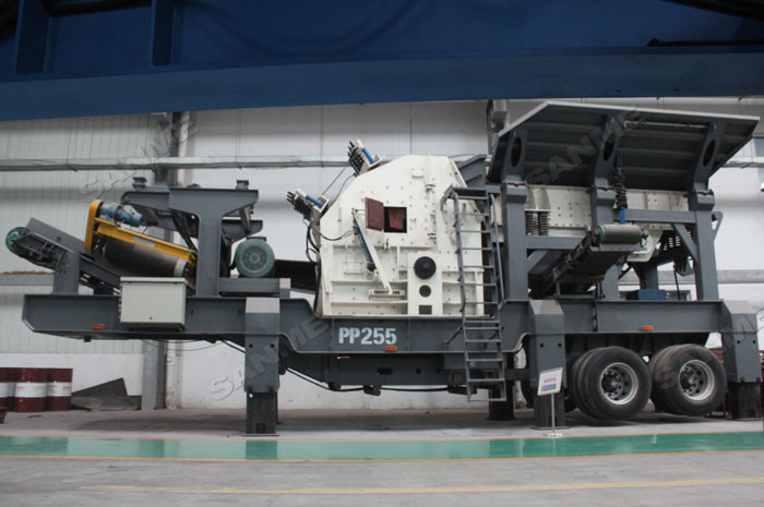 Заводы камешков 450t/H 1520mm реки портативные задавливая