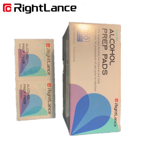 30MM 60MM Sterile Alcohol Prep Swabs Non Woven Medical Alcohol Prep Pads Odm