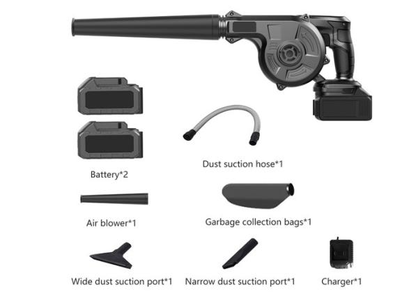 Electric Garden Leaf Blower 1500mAh Battery Powered Multifunctional