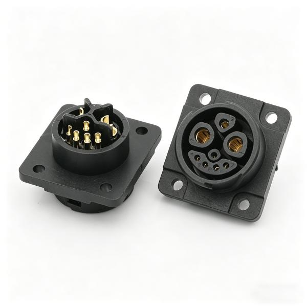 E-motorcycle Solution M23 Series 30A Heavy Duty Waterproof Circular Connector For High Power Equipment