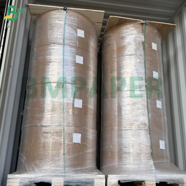 55gsm 80gsm Thermal Receipt Paper Jumbo Roll For POS / ATM 490mm BPA Free