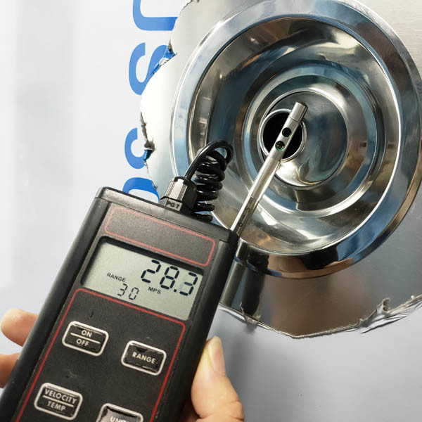 Two Person Stainless Steel Air Shower With Auto Double Leaf Sliding Doors