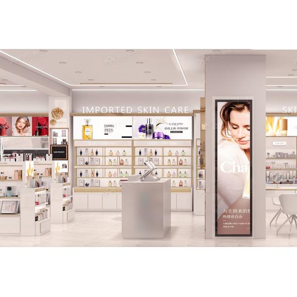 Premium Makeup Beauty Shop Furniture Fixtures Merchandise Display Stands Cabinet