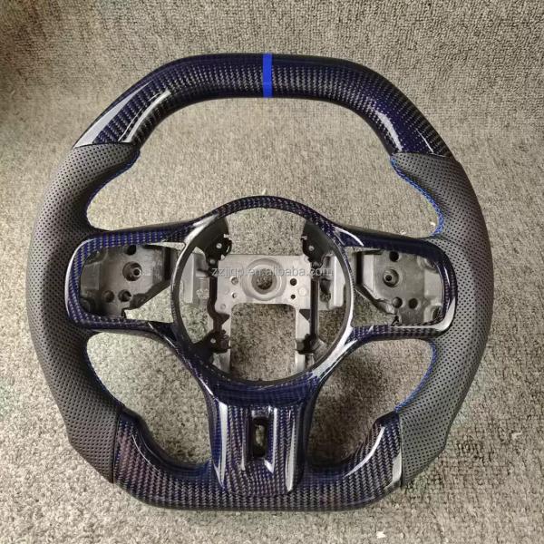 Unleash the Power of Cyberpunk Design with Mitsubishi EVO Carbon Fiber Steering Wheel