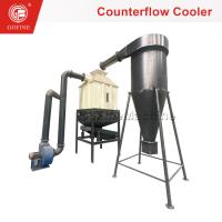 Fertilizer organique à base de fumier de poulet Counter Flow Pellet Cooler