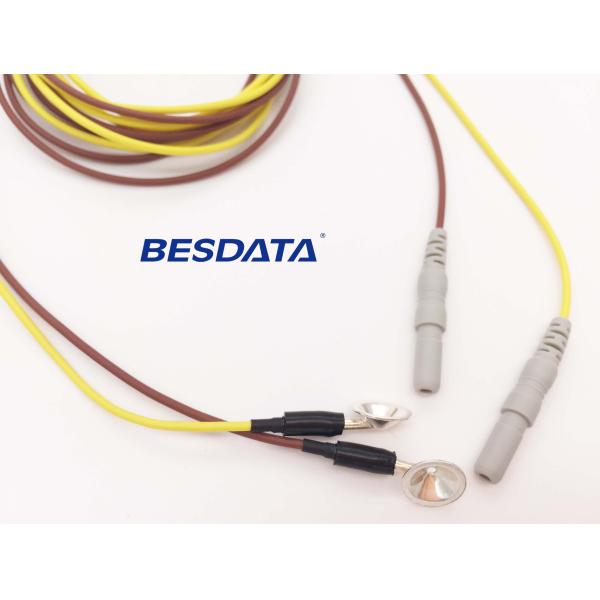 Portable Surgical EEG Scalp Electrode And Cables For Brain Wave Electric Activity