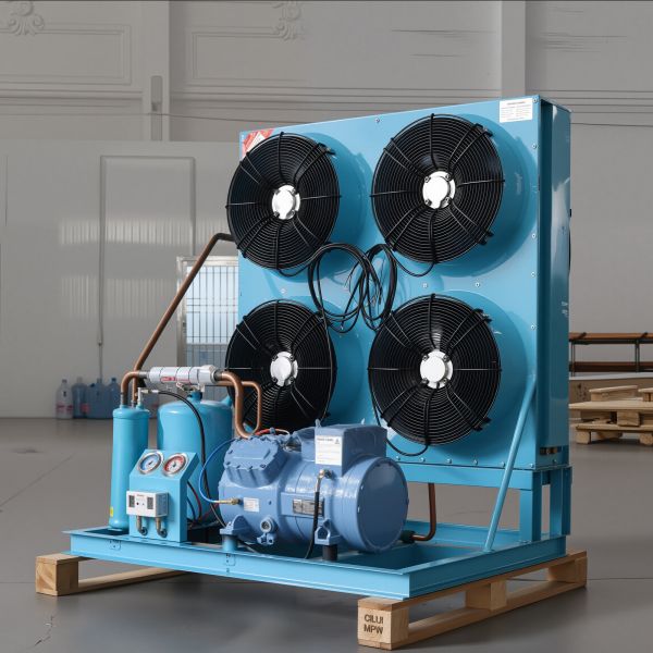 Dual Fans Motor Automatic Industrial Refrigeration Cold Room Condensing Unit