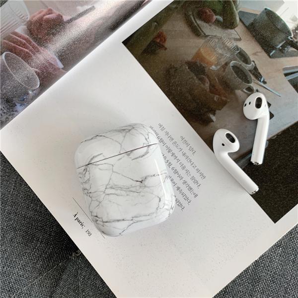 Marble hard PC anti shock anti dust protect case cover for Apple airpods