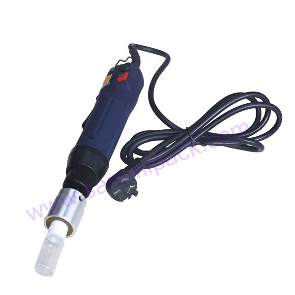 Portable Hand Held Electric Bottle Capping Machine Automatic With Security Ring Plastic Bottle Capper Sealing Tool