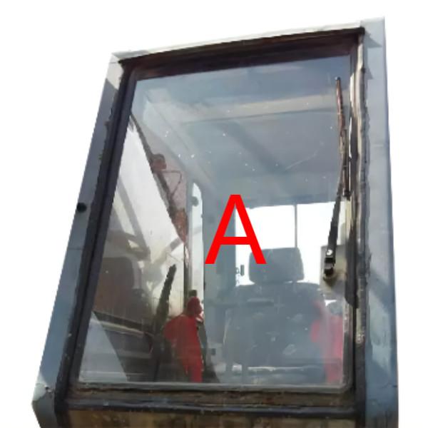 SUMITOMO Excavator Cabin Windshield Tempered Glass ECE Mini Digger Glass Replacement