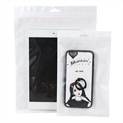 Electronic Packaging Clear Front Plastic Ziplock Bags Made Of OPP / CPP Material Structure