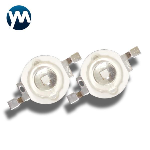 A lâmpada de imitação UV do lúmen do diodo emissor de luz SMD 3W perla o diodo emissor de luz UV do poder superior da lente do silicone