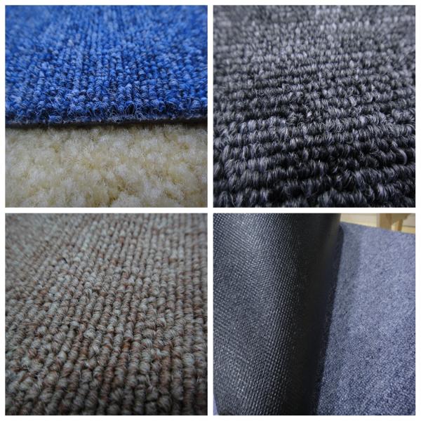 Decorative PP Surface PVC Back Contec Carpet Tiles for Commercial Office Flooring
