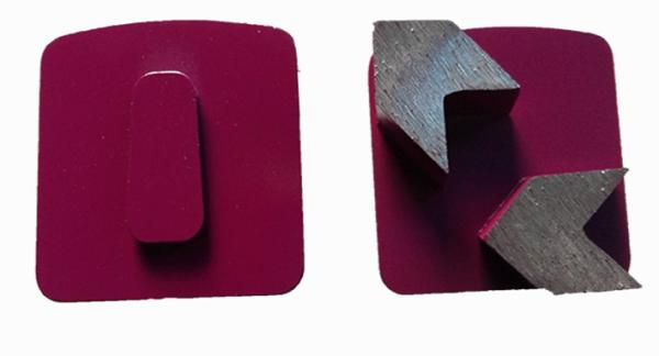 High Grade Arrow Segments Diamond Concrete Grinding Pad For Floor Grinder Machine