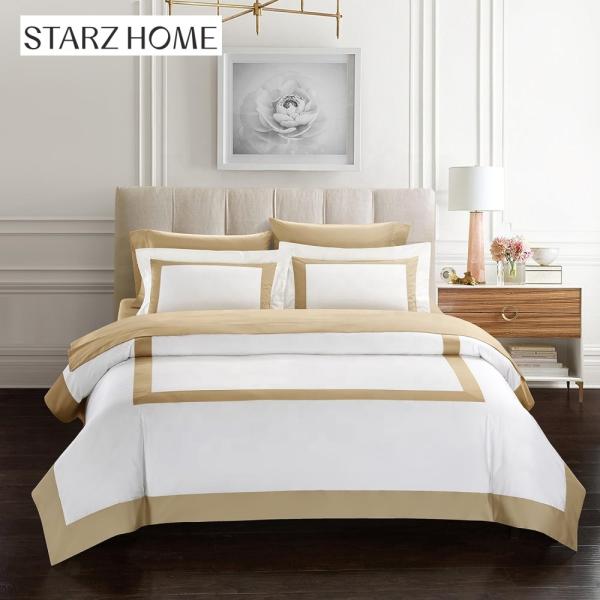 Star Hotel Plain White Luxury Comforter Quilt Cover Постельное белье из хлопчатника