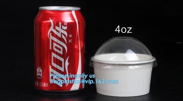 take away 8oz 4oz 7oz icecream cups with 95mm dome lids,12oz Eco-friendly recycled ice cream paper cup with lid spoon