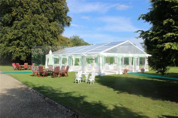 Open Air Feel Outdoor Wedding Tent Marquee Weddings Private Space For Friends Gathering