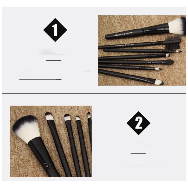 Natural Goat Hair Makeup Brush Set Incredibly Soft Private Labels Accepted