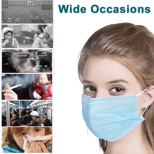 Hospital Mouth 3 Ply Non Woven Surgical Mask Ffp2 Coronavirus Resistance