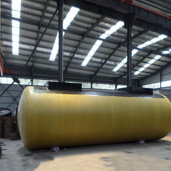 anti-corrosivo dobro da parede do tanque de óleo da fibra de vidro de 235B FRP subterrâneo de 1000 litros