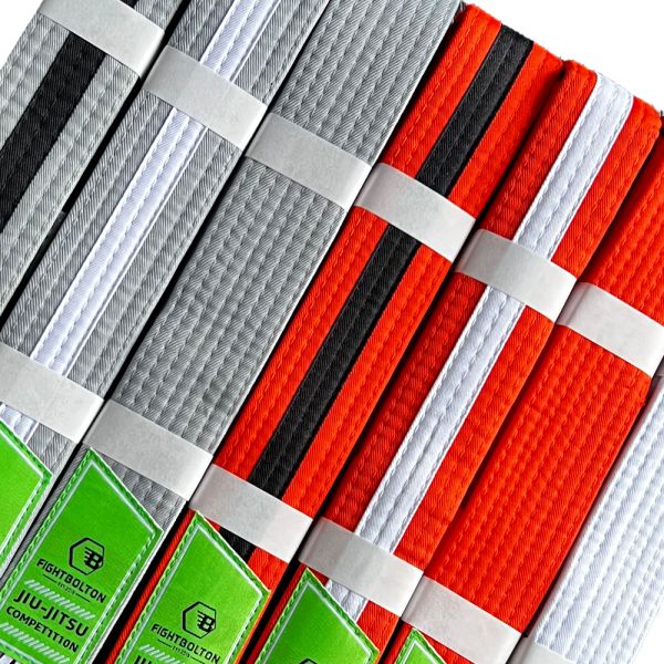 Kids And Adults 240gsm Fabric Weight Judo Belt With Custom Logo
