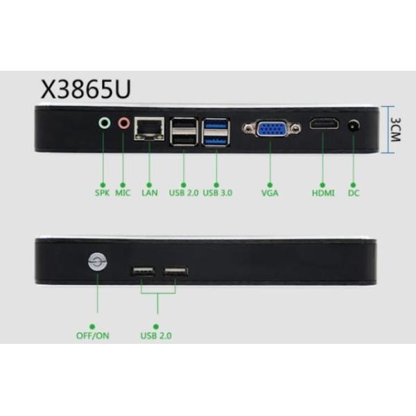 DDR3 Light / Thin Mini PC , Mini Desktop Computer Intel® Celeron® Process X386U