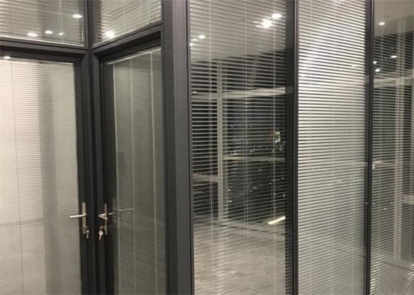 External Classic Office Glass Partition Walls Demountable Glass Partitions
