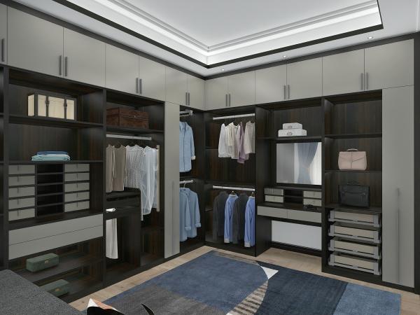 Fitted Wardrobes Walk In Closet Pantry Cabinet Cloth display Shelving bedroom storage drawers and wall cabinet factory