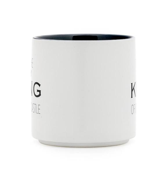 Ceramic Dad Mug Coffee Mug White Color With Creative WordsKING DAD Customized 12Oz For Gift