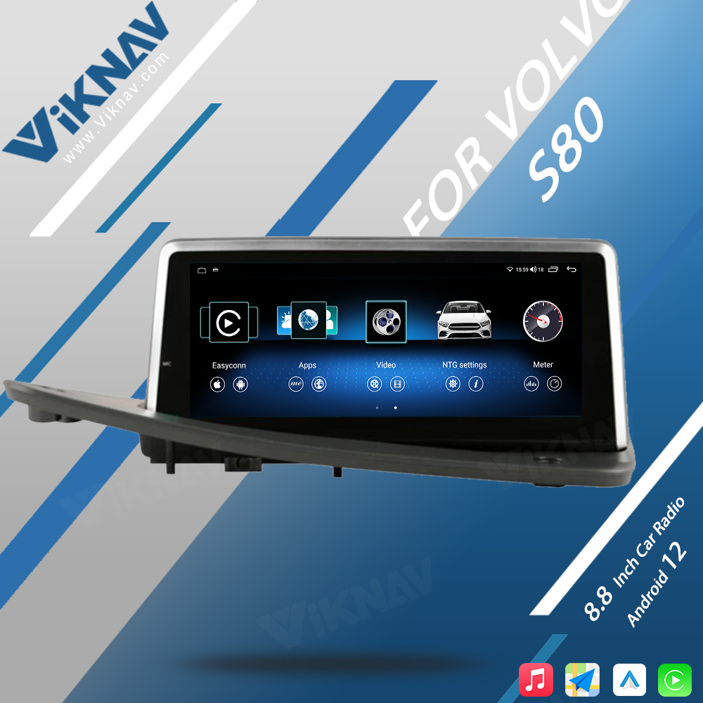 Авторадио Android Volvo S80 V70 Стерео 2004-2011 GPS навигационный мультимедийный проигрыватель