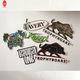 Doodle Skull  Adhesive Paper Stickers