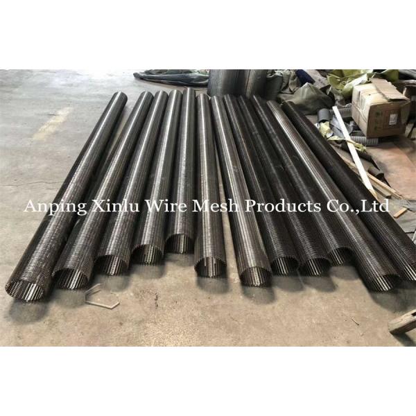 6m Standard Length Wire Wrapped Continuous Slot Johson Water and Oil Well Screens with Q235 Mild Steel Material