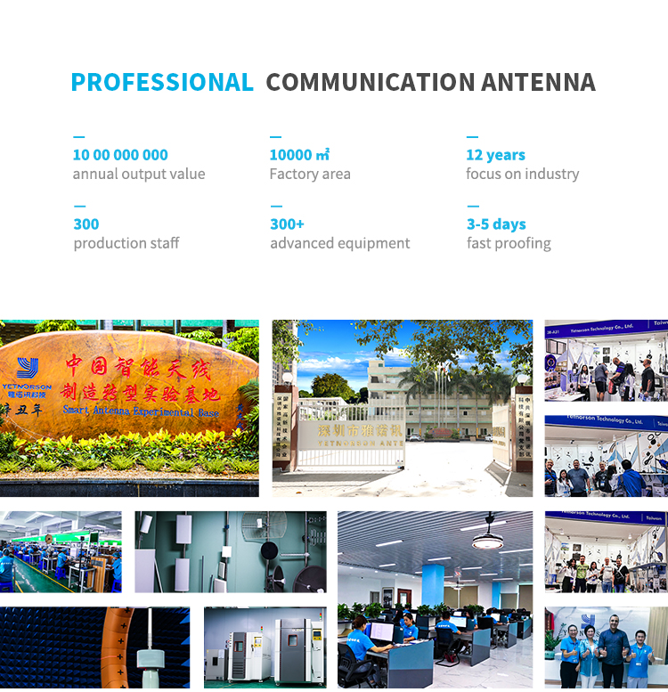 High Gain Directional Wireless Log-Periodic Antenna with Maximum Input Power of 100W