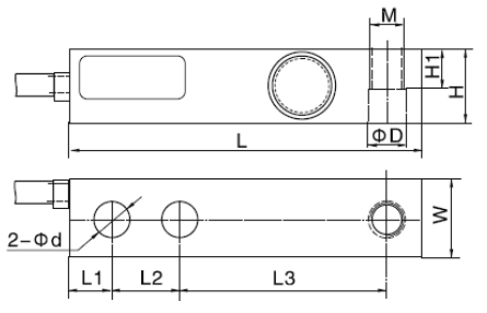 Industrial Junction Box Load Cell IP67 250kg - 5T Floor Platform Scale Load Cell