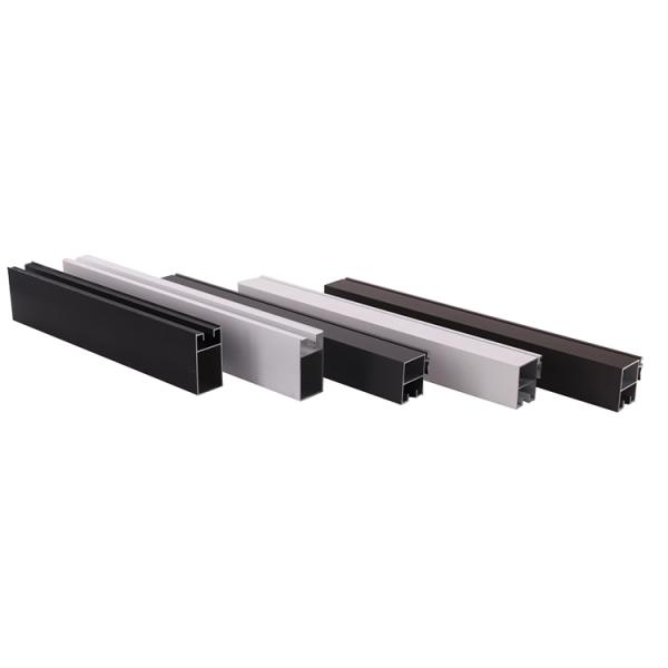 Customized Frame Colors Powder Coated Aluminium Extrusions For Glass Casement Windows