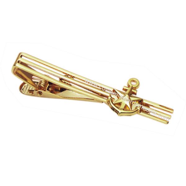 High Quality Customized Zinc Alloy, Iron, Brass Gold Plating Usn Tie Bar, 3d Personalized Tie Bar