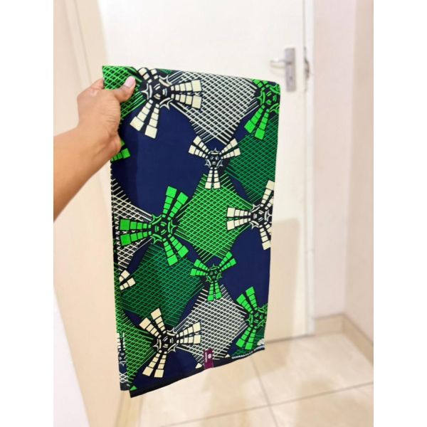 Premium Java Wax African Print Fabric with Vibrant Pattern and Durable Color Made from High-Quality Cotton
