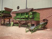 Alimentador 6m/min de alta velocidade Clay Brick Making Machines da caixa GD80, 3000kg peso, projeto completo da construção de aço