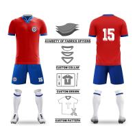 Futebol durável feito sob encomenda respirável Team Jersey de Wicking da umidade de Team Jersey