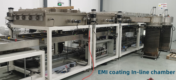 In-Line Stainless Steel Vacuum Chamber For EMI Coating