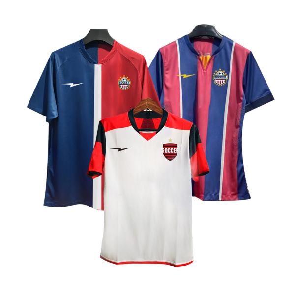 Embrace Heritage Retro Team Jersey estilo intemporal camisa de futebol da velha temporada
