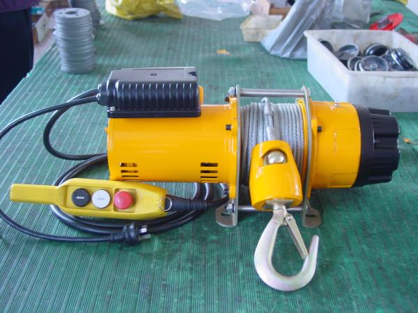 Guincho bonde 220v da corda de fio de 3 fases - 440v 200Kg - 10000 quilogramas de capacidade