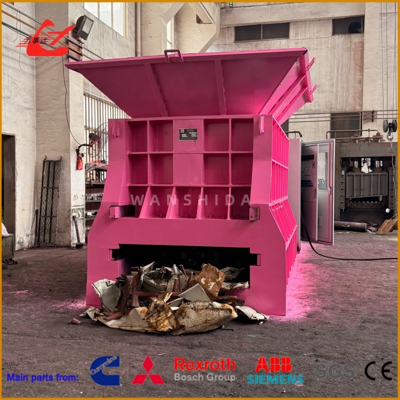 Heavy Duty Q43W-4000 Hydraulic Scrap Box Shear With 1400mm Blade For Scrap Processing