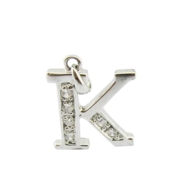 Каждый день носите 18K белого золота бриллиантовый браслет с лазерным логотипом и логотипом