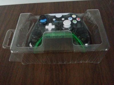 factory supply directly clear PVC blister inner tray for remote controller  folding boxes